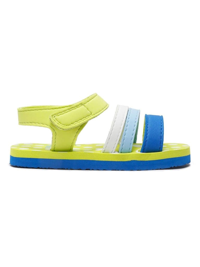 ONYC Premium Butterscotch Kids Sandals for Girls (Lime Green) view 3