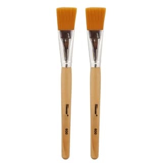 Elecsera Face Pack Brush (Pack of 2) - Wooden