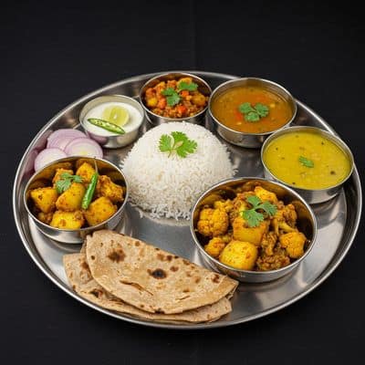Aloo Gobi Thali