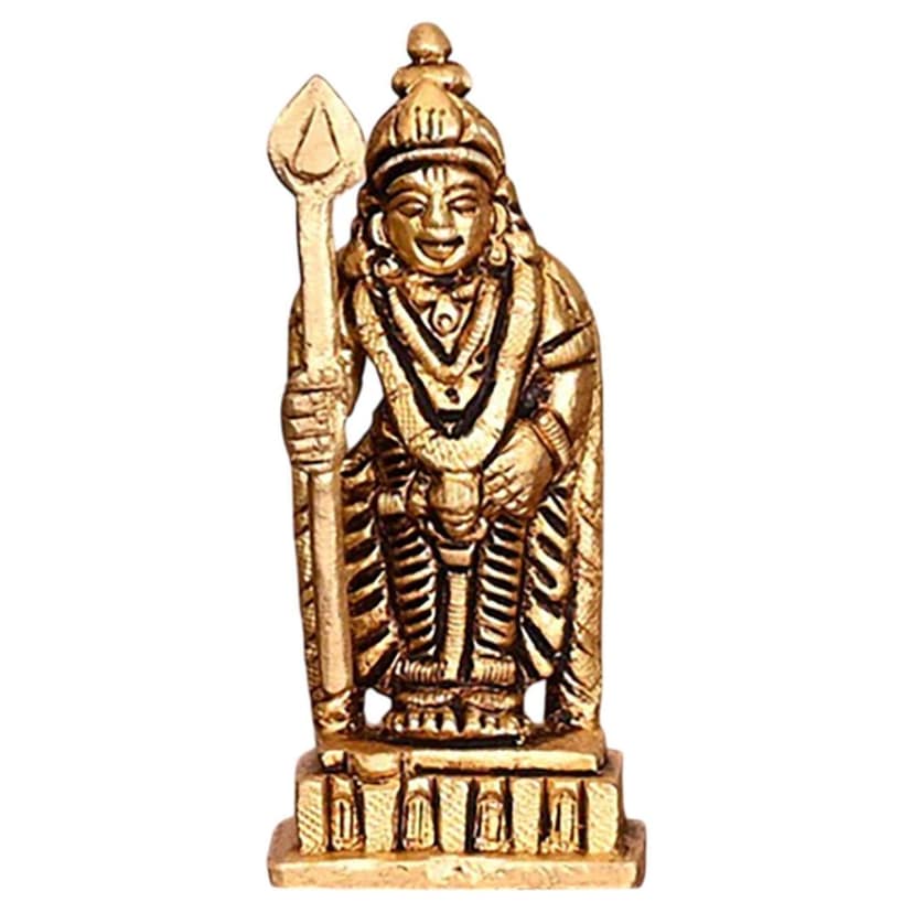 Brass Kartikeya God Idol Statue, Height : 3.2 Inch (BSMAS1473 D) view 2