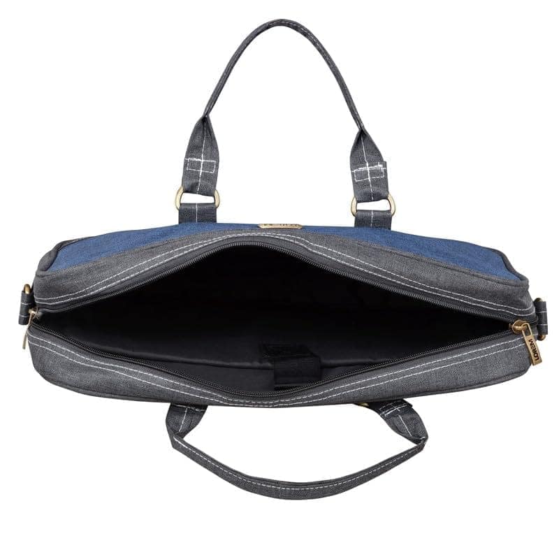 LOREM 10L Faux Leather Messenger Bag For Men-UF view 5