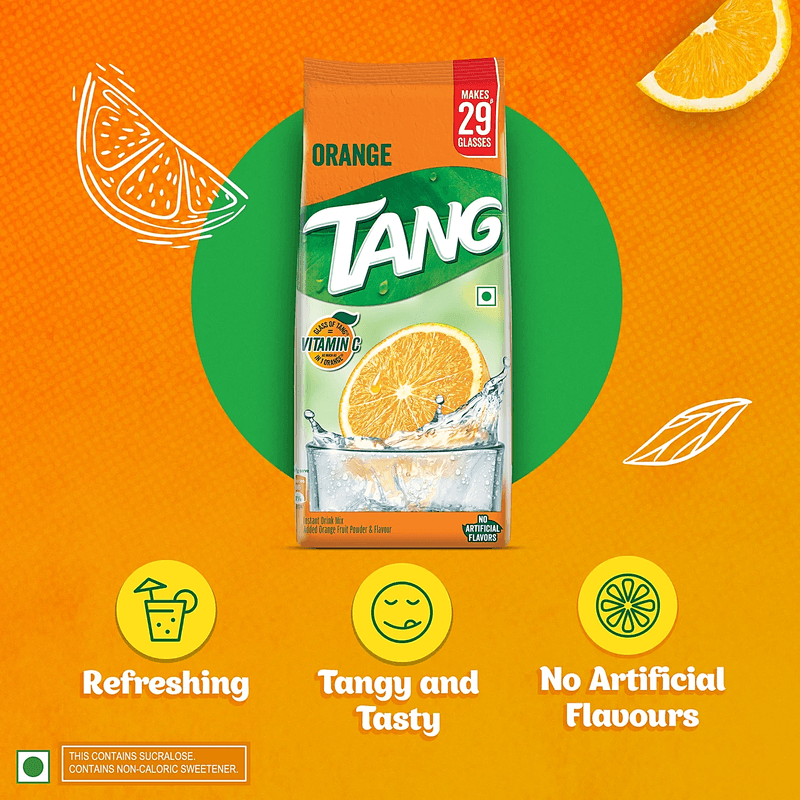 Tang Instant Drink Mix - Orange, 75 G Pouch view 7