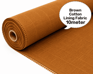 Brown Cotton Lining Fabric (Chhota Panna), Brown Cotton Lining Fibre (Chhota Panna), Brown Lining Cloth (Chhota Panna), Soft Brown Cotton Lining (Chhota Panna), Brown Garment Lining Fabric (Chhota Panna)