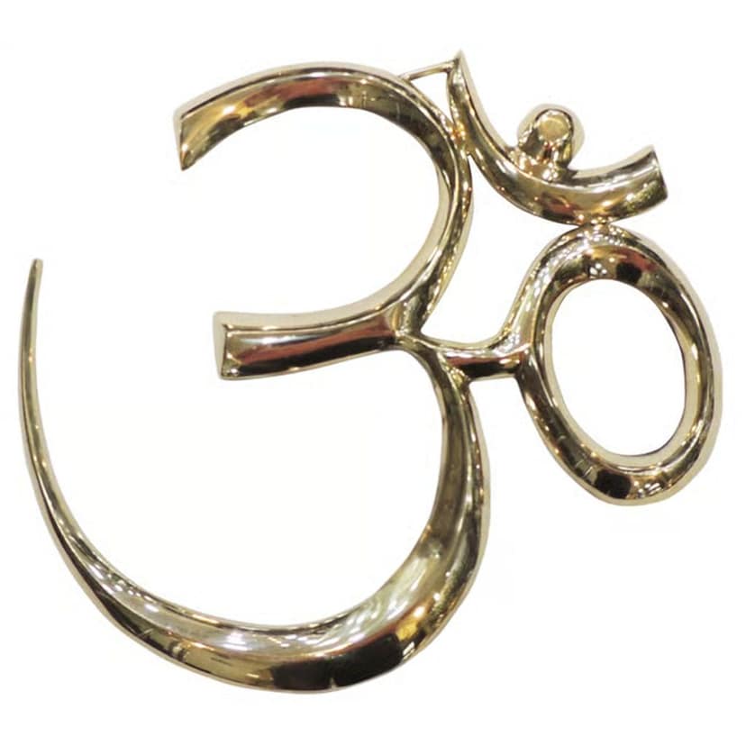 Brass Showpiece Wall Hanging Om, Height : 19 Inch (FMAS372 J) view 2