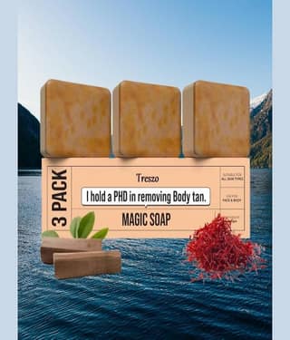 Treszo Beauty Gharr Magic Soap for All Skin Type ( Pack of 3 )