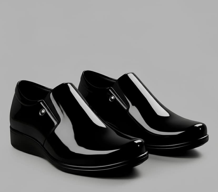 WUGO::Latest Graceful Black Moccasin Formal Shoes for Men & Boys | Premium Office Wear Slip-On Shoes | Comfortable, Durable & Stylish Design for Daily Business Use view 2