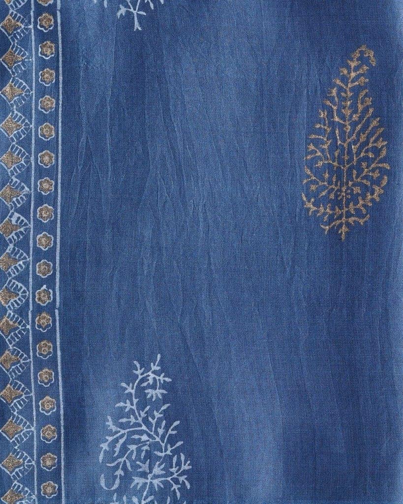 Designer Buta Print Chanderi Silk Suit set (CHA315) view 3
