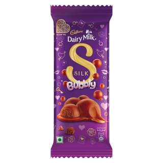 Cadbury Dairy Milk Silk Bubbly Chocolate Bars, 50 g