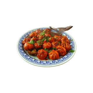 Chilli Veg Momos Dry Half
