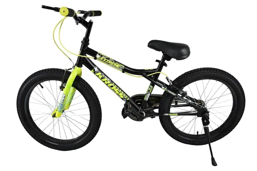 KROSS Extreme 2.40 20 Inches Single Speed Steel Frame BMX Bike Bicycle for Unisex-Youth (Age 5-8 Years, Black and Yellow) view 2