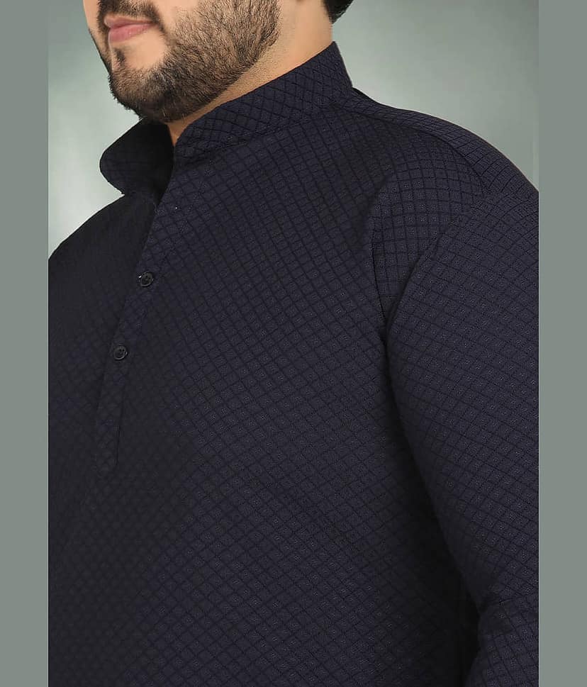 adwynpeter Maroon Cotton Men's Regular Kurta ( Pack of 1 ) view 2