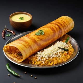Ghee Cheese Masala Dosa