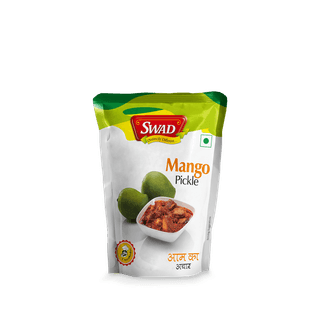 SWAD Delicious and Spicy Pack of Mango Pickles and Pickles and Chutney/Aam ka Achar - 200g| Mango, Lemon, Green Chillies, Carrot, Kerda Mixed Pickles and Pickles and Chutney/Mixed Achar - 200g Pack of 2