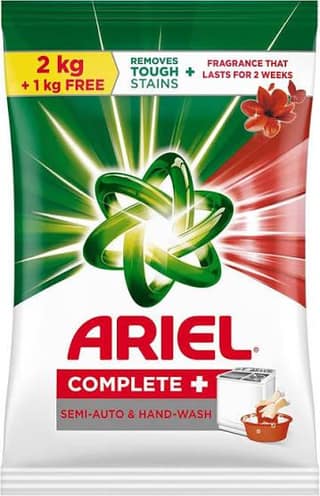 ARIEL COMPLETE 2KG 1KG FREE
