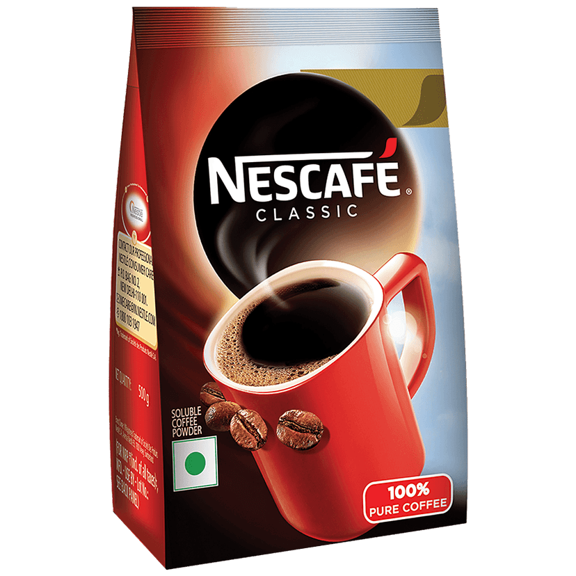 Nescafe Classic 100% Pure Instant Coffee, 500 G Stabilo