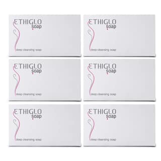 Ethiglo Deep Cleansing Soap for All Skin Types, Pack of 6 (75g) Ethiglo Deep Cleansing Soap for All Skin Types, Pack of 6 (75g) - 1 count (Pack of 2)