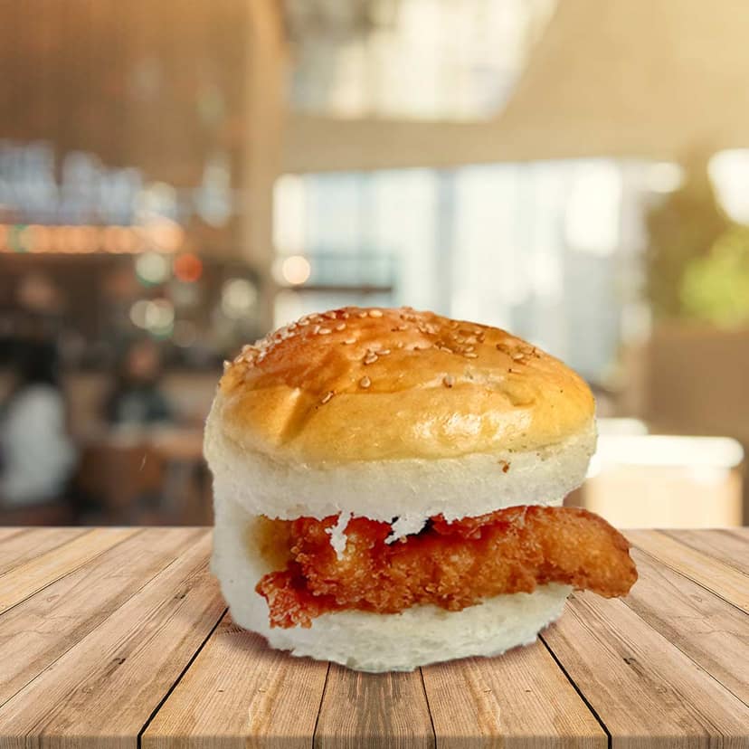 Chicken strips jumbo burger