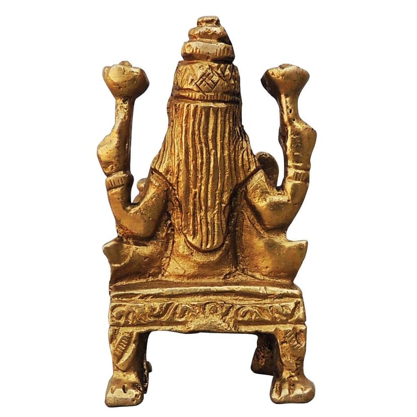 Brass Showpiece Laxmi Ji God Idol Statue (BSMAS260) view 3