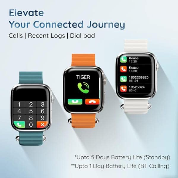 Pebble Frost Pro 1.96 Dispay Smart Watch view 3
