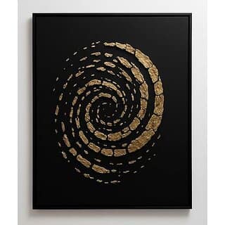 ALLAIL DESTINATION Block hole interpreted Wall decor, Black Background, 3D Textured Decor, Contemporary Abstract Design,