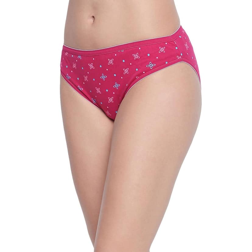 Bodycare women's combed cotton assorted Hipster Panty Pack of 6 ( E5000 ) view 4