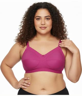 Elina Pack of 1 Cotton Non Padded Minimizer Bra For Women ( Blue )