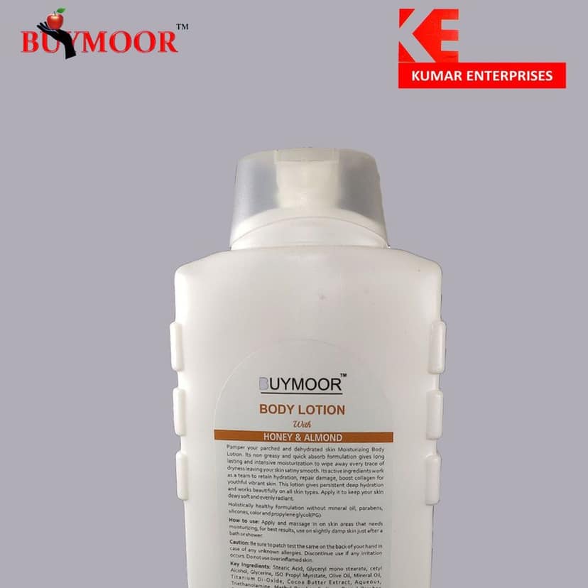 BUYMOOR Honey Almond Deep Nourishing Skin Brightening Body Lotion Men & Women 650 ML. view 3