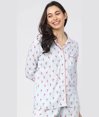 Tokyo Talkies Women Printed Viscose Shirt ( Multicolor )