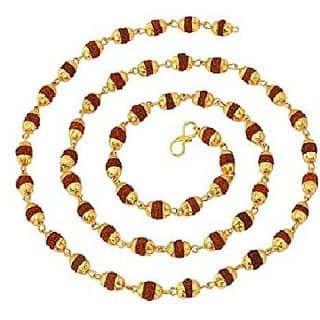 Rudraksha mala 5 mukhi(panch mukhi) 108+1 Beads mala A1 Quality Power beads mala for men women By CEYLONMINE