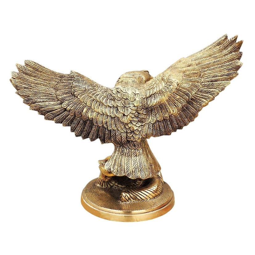 Brass Showpiece Table Decor Eagle Statue (ANMAS006 Z) view 4