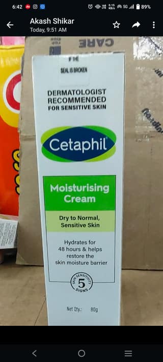 Cetaphil moisturizing cream