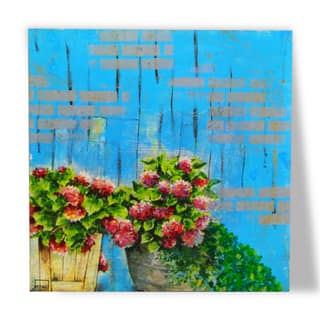 Decoupage Art on Canvas DIY Kit by Penkraft