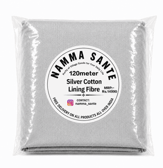 Silver Cotton Lining Fibre (Bada Panna), Silver Cotton Lining Fabric (Bada Panna), Silver Lining Cloth (Bada Panna), Soft Silver Cotton Lining (Bada Panna), Silver Garment Lining Fabric (Bada Panna)