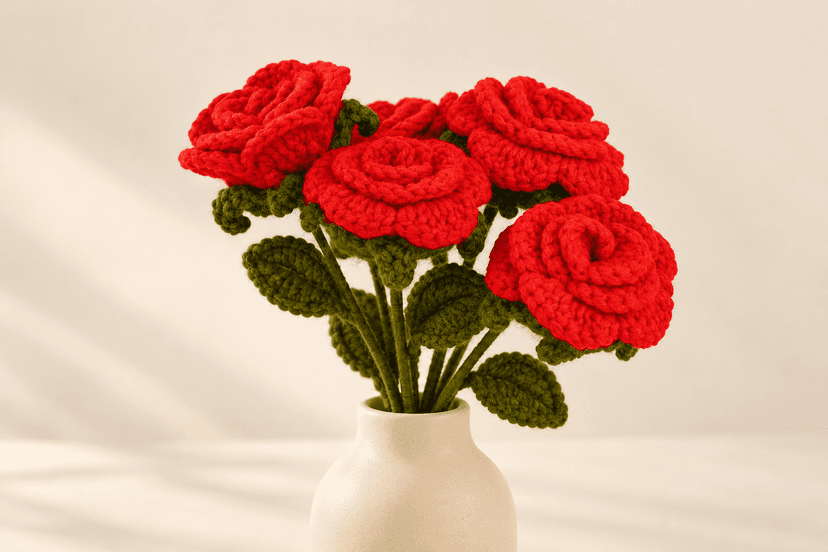 Handmade Decorative Flower Bunch for Home Decoration and Gifting
