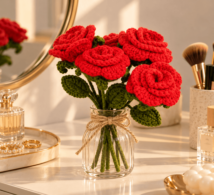 Handmade Decorative Flower Bunch for Home Decoration and Gifting view 3
