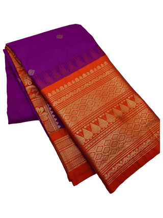 Gadwal Semi Pattu All over Butta Saree