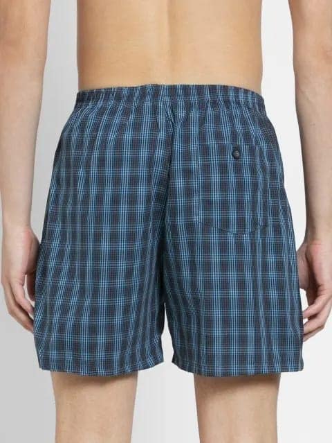 Jockey Men's 1222 Checks Pack of 2 Boxer Shorts view 3