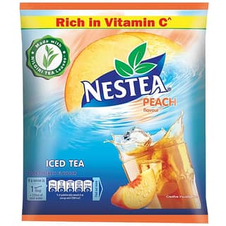 Nestea Instant Iced Tea - Peach Flavour, 400 G Pouch
