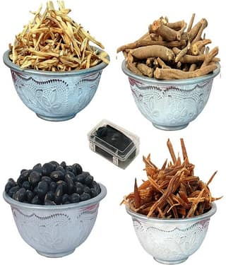 MYGODGIFT shilajeet 10 gm, (Shatavar,Safed Musli,Ashwagandha,Kaunch Beej)50gm Ec 200 gm Pack of 5