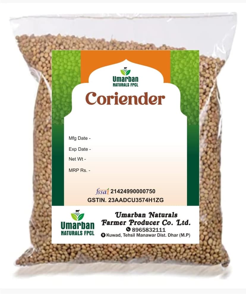 Whole Coriender Seeds (Khada Dhana) 500 gm view 2