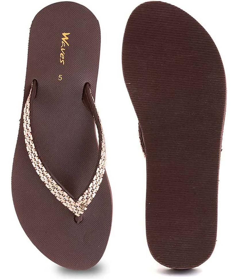 KHADIM Brown Women's Slipper