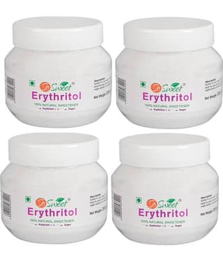 So Sweet Erythritol 100% Natural Sweetener 800gm for Diabetes - Sugar free (PO4) (200gm Each)