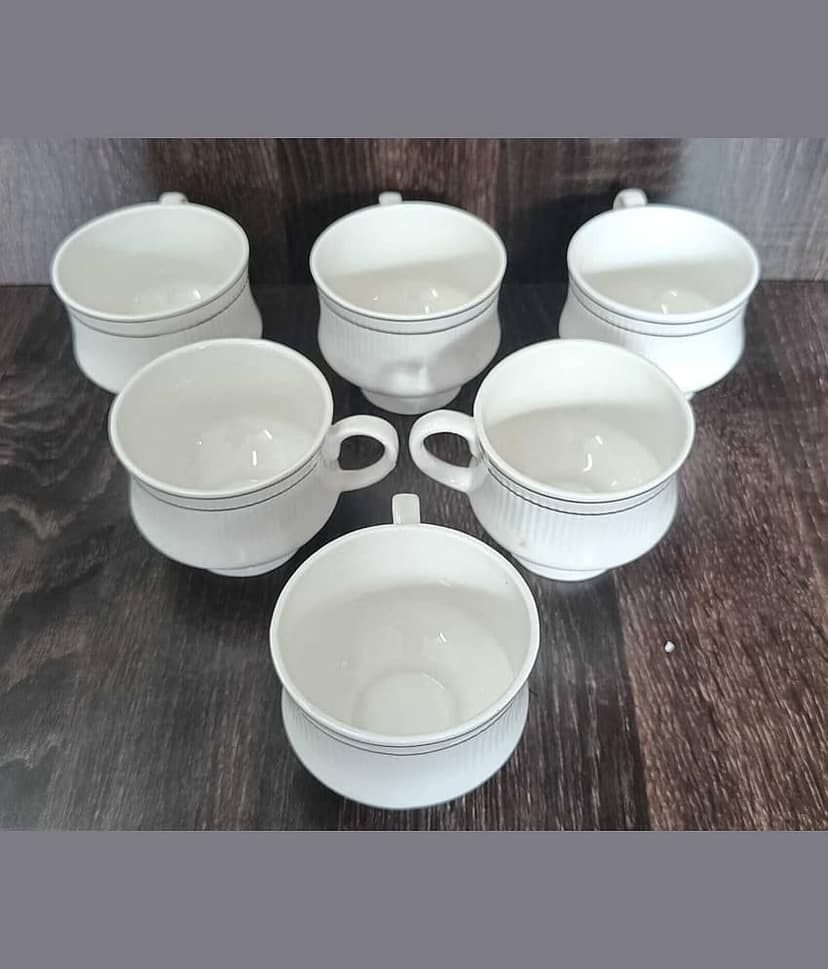 Love Unlimited Solid Bone China Tea Cup 150 ml ( Pack of 6 ) view 2