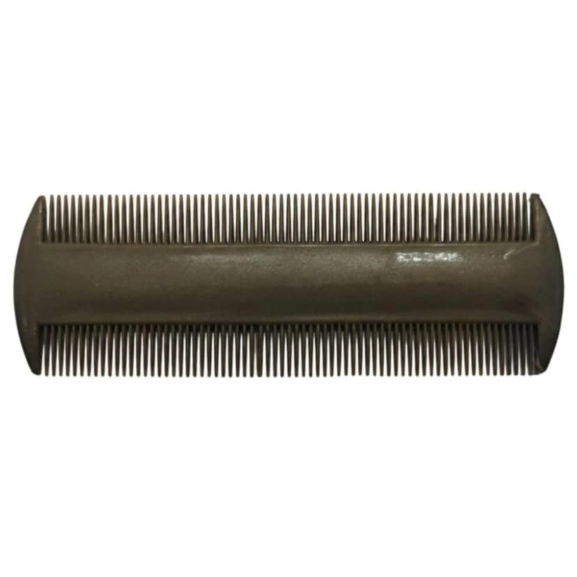 Double-Sided Fine Tooth Comb, Plastic, for All Hair Types, Reusable Nit and Dandruff Removal, Pack of 5 view 2