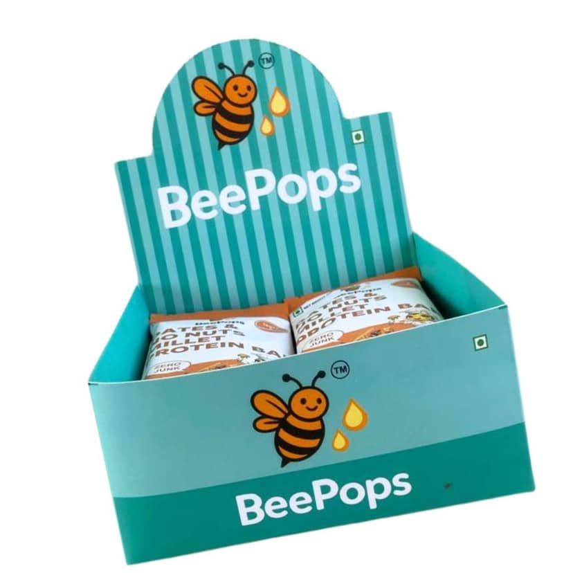 BeePops Protein Bars-Dates & No Nuts (6NX30G) view 4