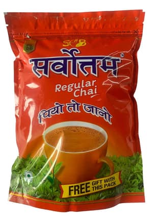 Sarvottam Regular Chai, Strong & Aromatic Tea