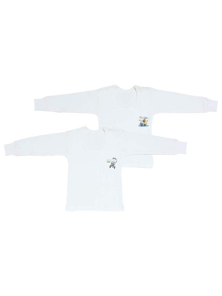Chipbeys Pack of 2 Round Neck Full Sleeves Premium Cotton Thermal wear for Kids