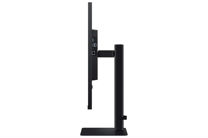 Samsung 32 Inch 4K ViewFinity S8 Monitor | UHD 3840 x 2160 |IPS Panel |1.07 Billion Colors| Ports-USB-C/HDMI/DP/Headphone | HDR10 | Easy Setup Stand | Ergonomic Design| LS32D800UBWXXL |Black view 3