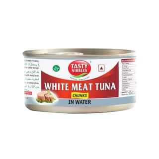 Tasty Nibbles White Meat Tuna Chunks In Water 185g