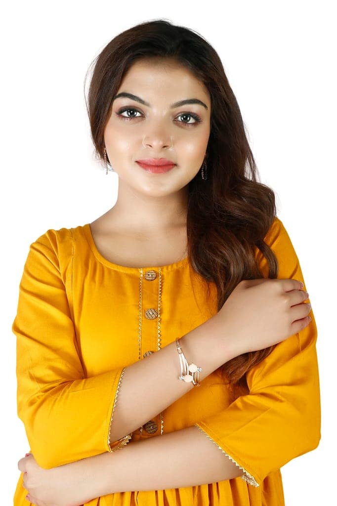 MAHIRA 'S COMFORT Maternity Gown: Stylish Rayon Feeding Kurti for Pregnancy and Breastfeeding view 3
